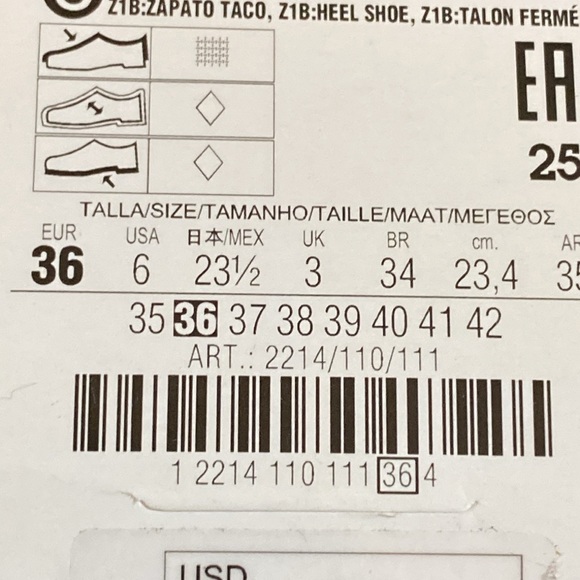 NWT. Zara Raffia High Heel Slingback Pumps. Size 6 - Picture 10 of 10